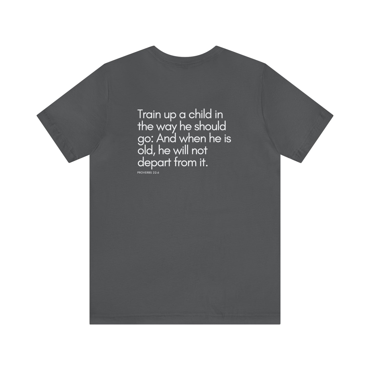 HOME IS WHERE THE SCHOOL IS - Homeschool Mom Christian T-shirts Proverbs 22:6