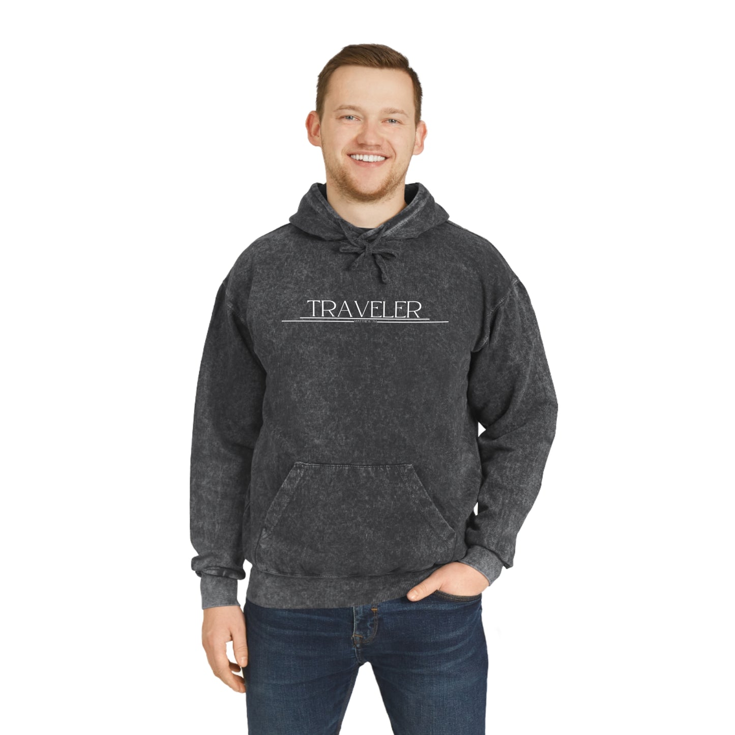 Premium Strait and Narrow Travelers Club (Matthew 7:14) Christian Hoodies - Trendy Christian Hoodies and Gifts for Men