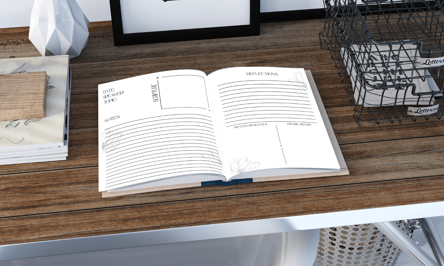 Dwell Richly - Sermon Notes Journal for Christian Women