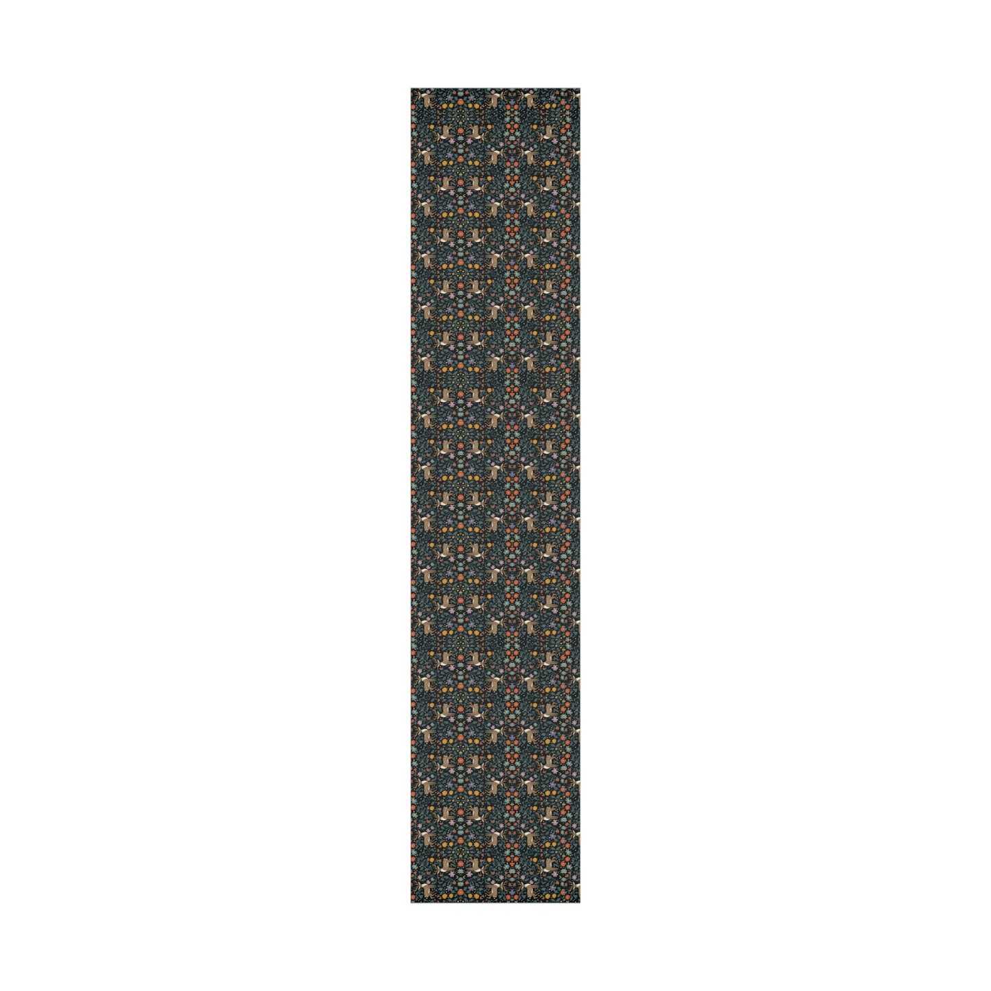 Cottage Core Christmas Wrapping Paper - Eco Friendly Wrapping Paper - Forrest Dark Gift Wrap