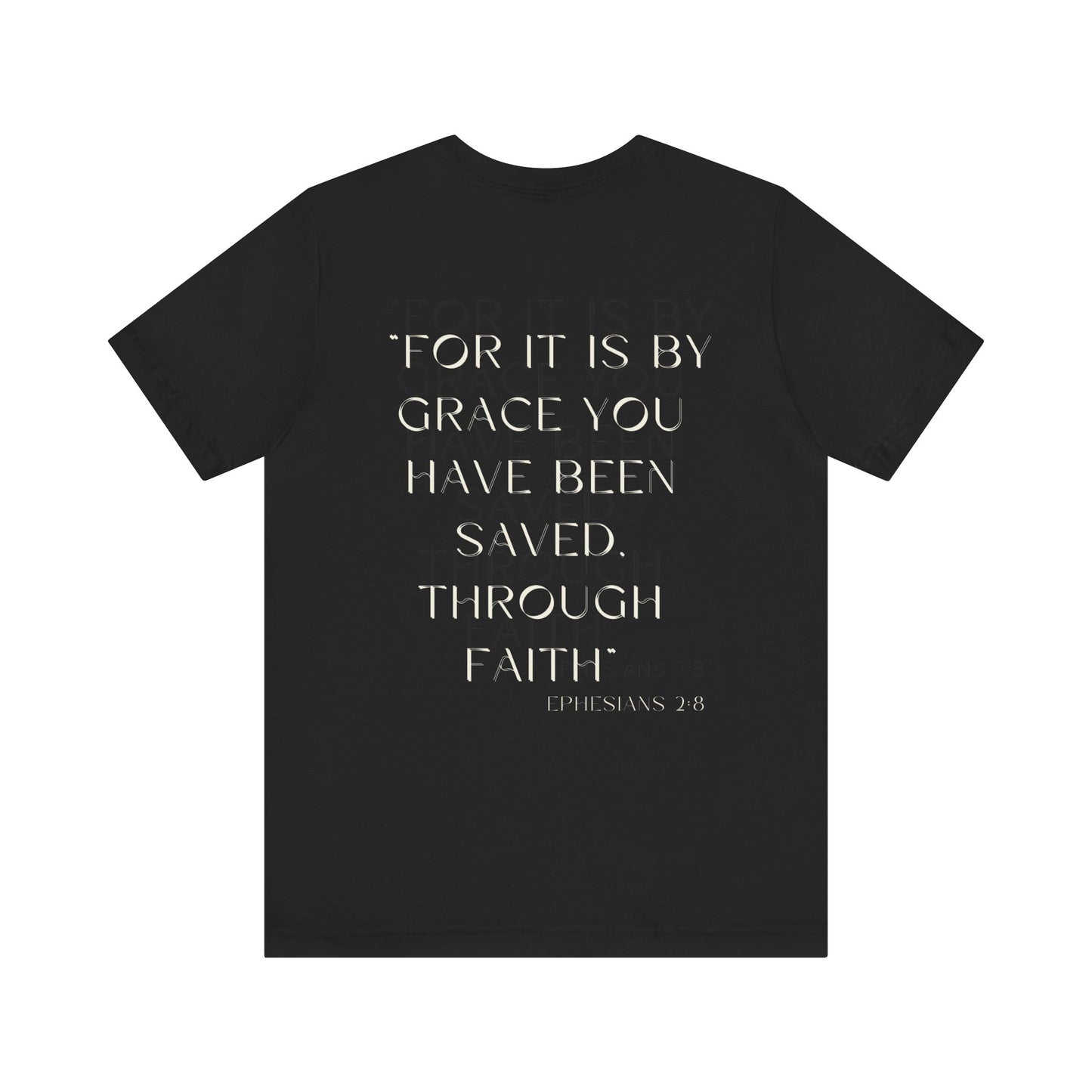Mens Saved By Grace T-shirt - Gifts for Christian Boys - Men's Faith T-Shirts