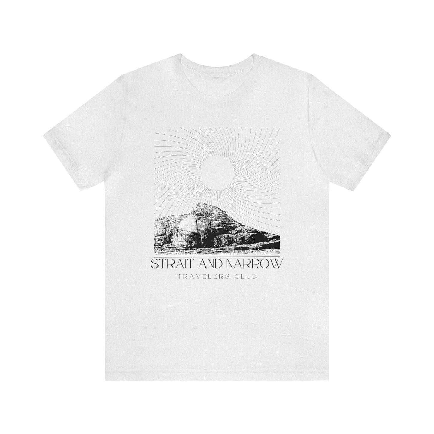 Strait and Narrow Travelers Club Christian T-shirt for Men