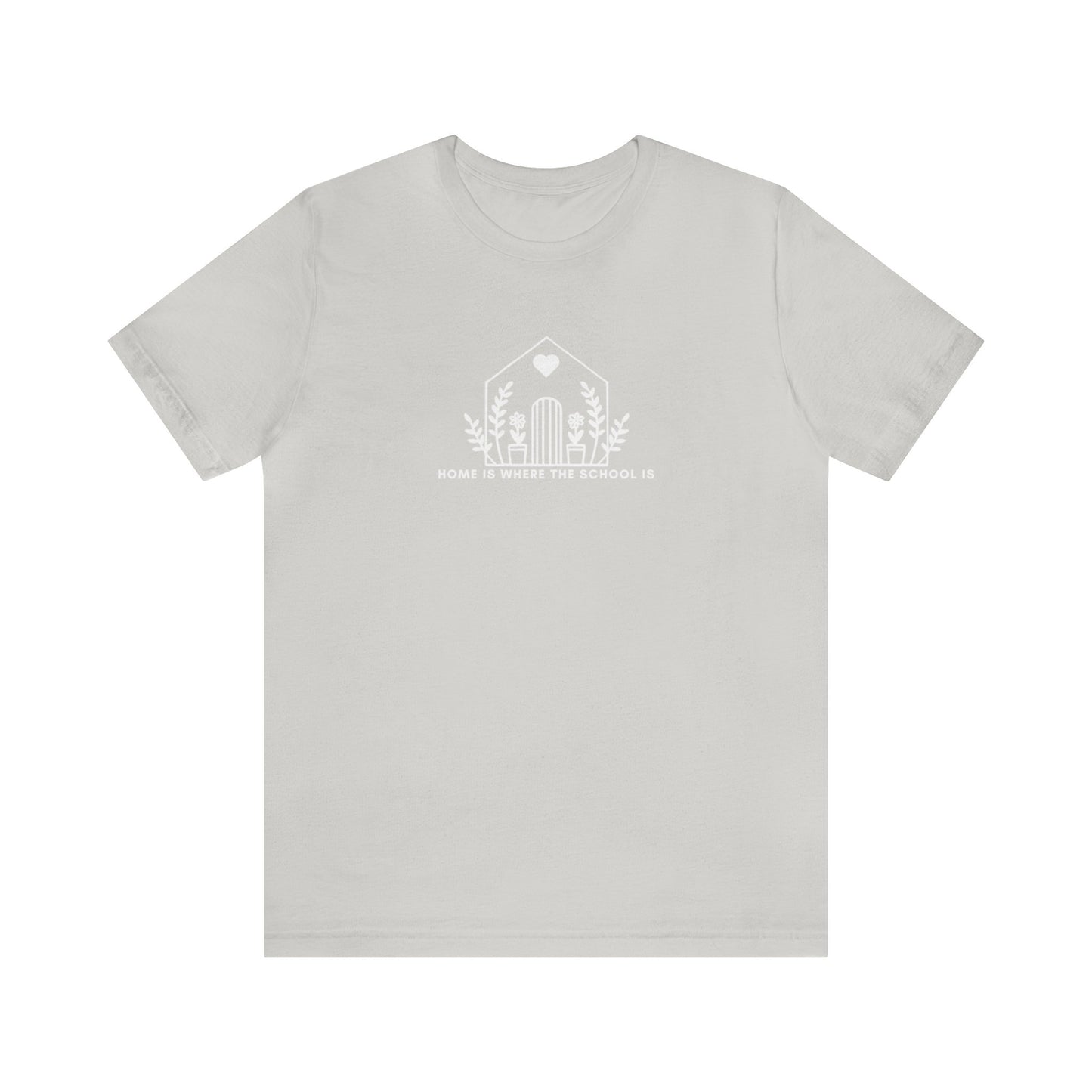 HOME IS WHERE THE SCHOOL IS - Homeschool Mom Christian T-shirts Proverbs 22:6