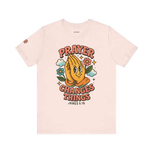 Vintage Christian Prayer Changes Things T-Shirt