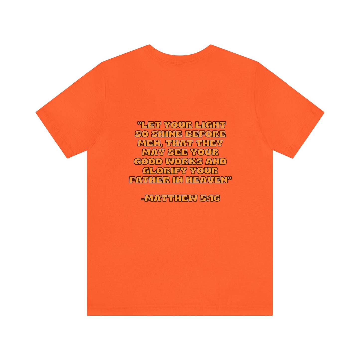 "Let Your Light Shine" Retro Sunny Christian T-Shirt Matthew 5:16 - Christian T-shirts for Girls and Women