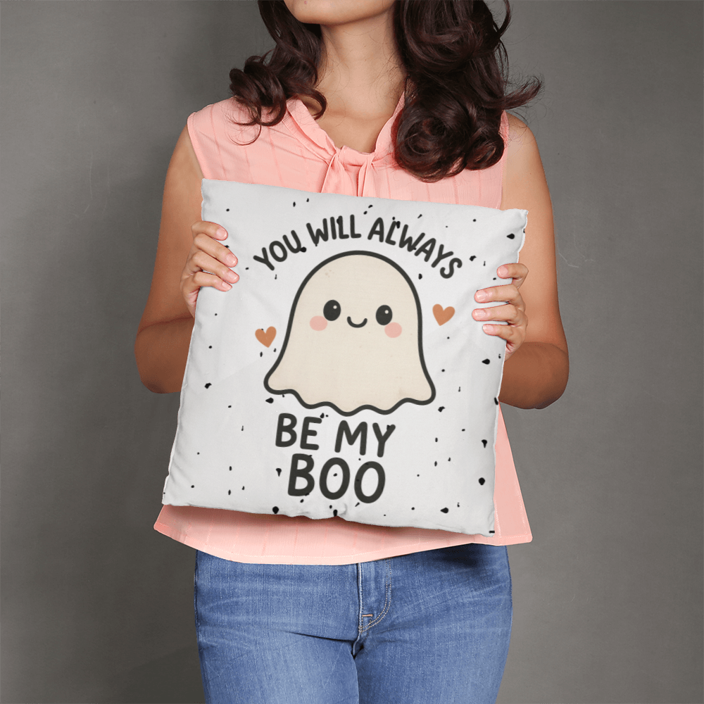 You will always be my boo - cute halloween novelty pillows Spooky Season