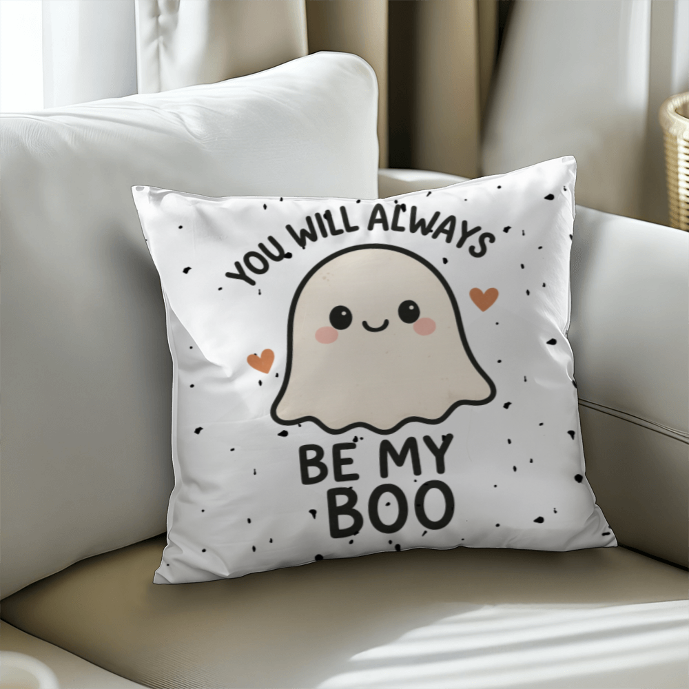 You will always be my boo - cute halloween novelty pillows Spooky Season