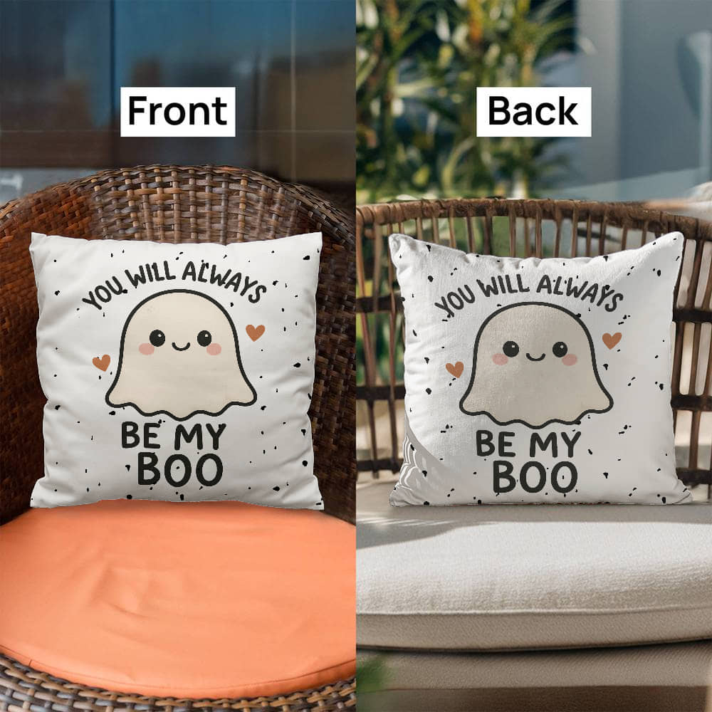 You will always be my boo - cute halloween novelty pillows Spooky Season
