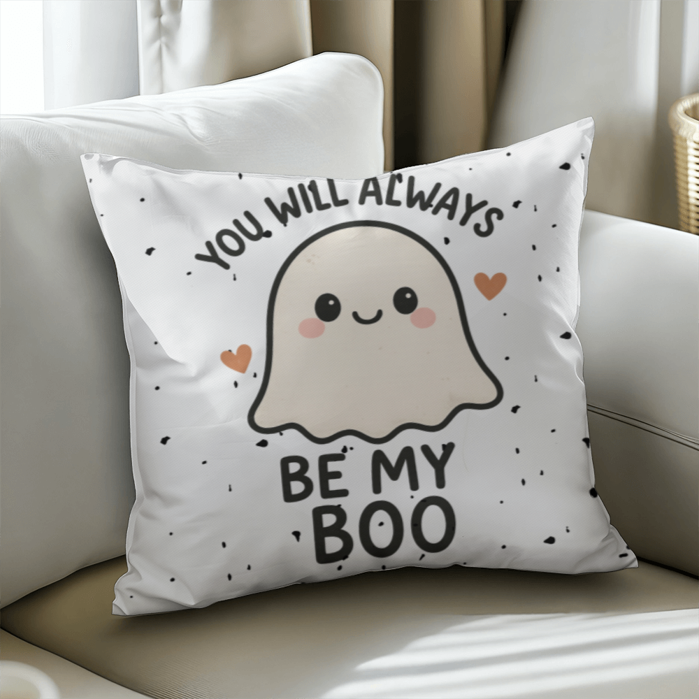 You will always be my boo - cute halloween novelty pillows Spooky Season