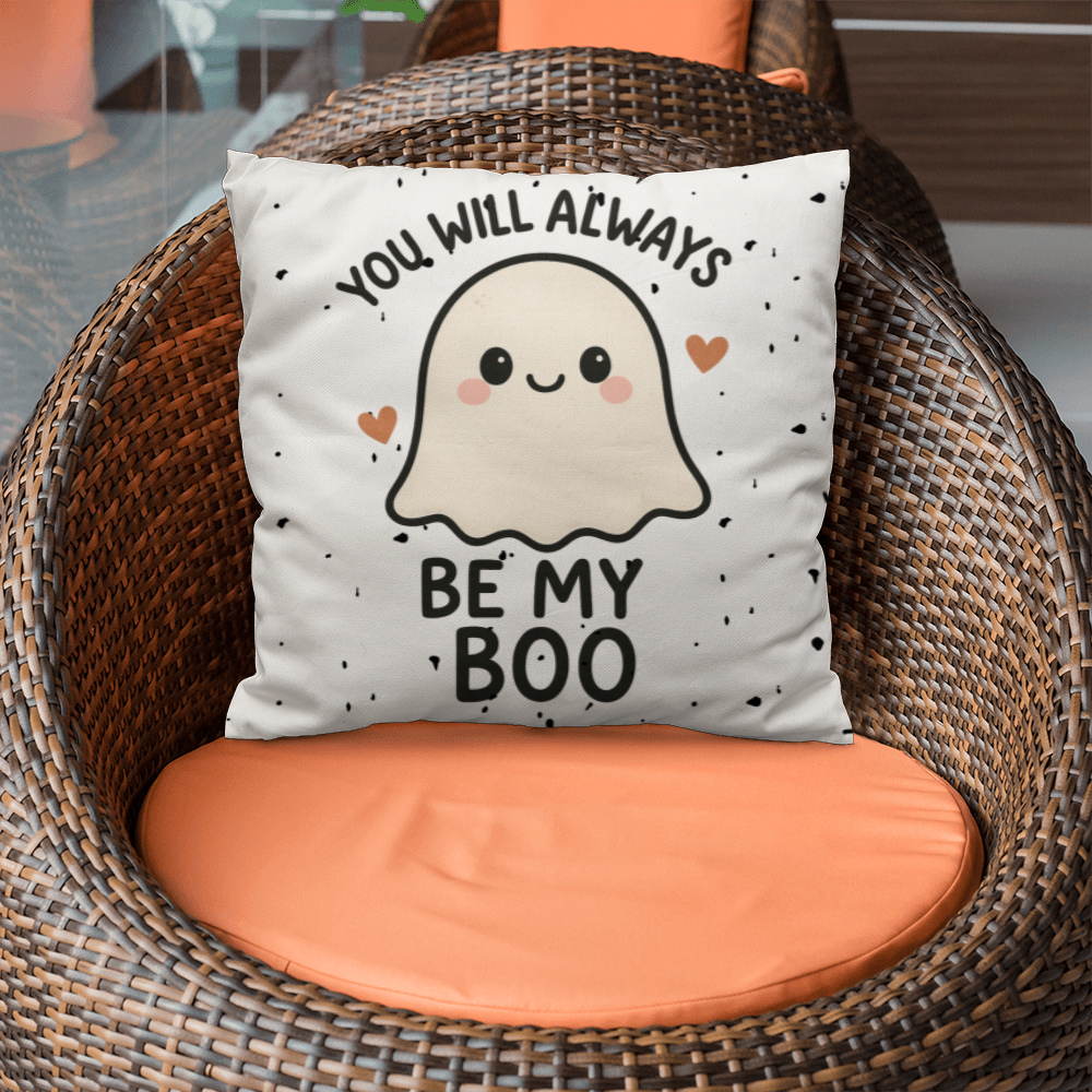 You will always be my boo - cute halloween novelty pillows Spooky Season