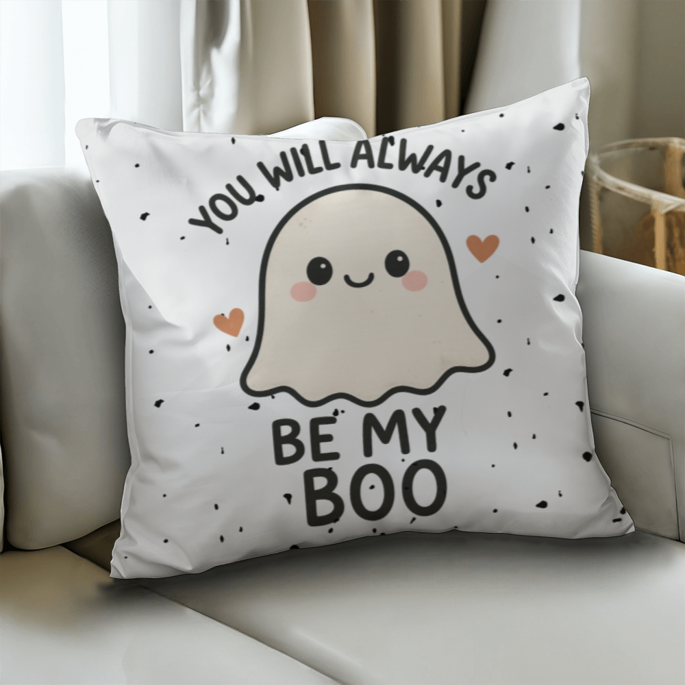 You will always be my boo - cute halloween novelty pillows Spooky Season