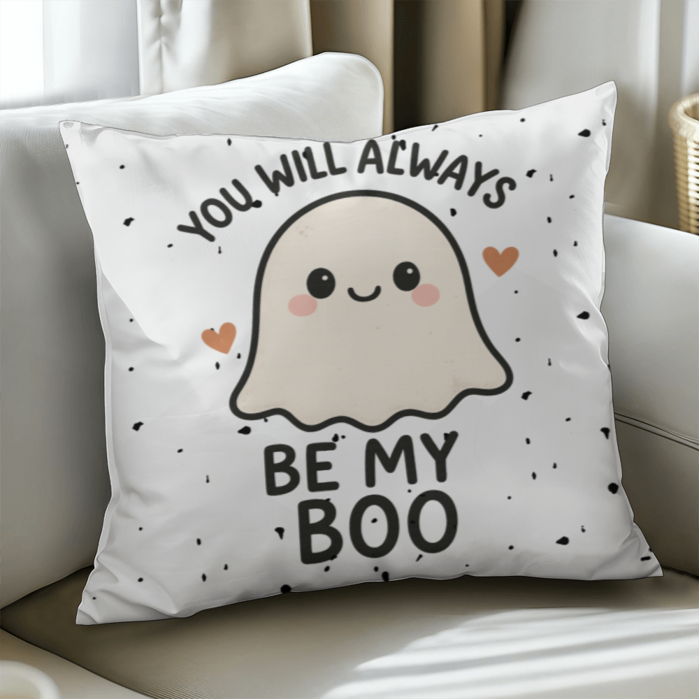 You will always be my boo - cute halloween novelty pillows Spooky Season